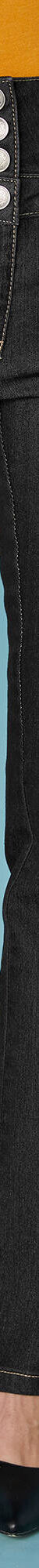 Jean boocut taille haute - petite stature (black) Jean boocut taille haute - petite stature (black)